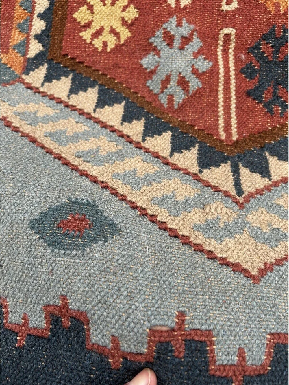 Vintage Hand Woven Turkish Carpet 120